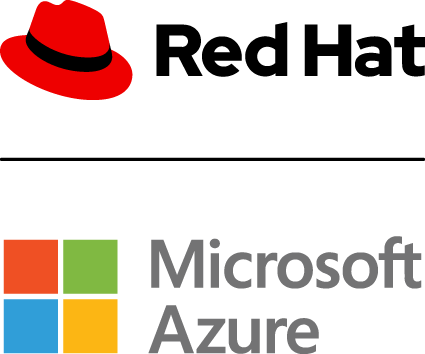 Logo Red Hat Microsoft Azure B Standard RGb